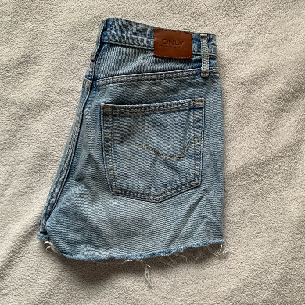 Only Light Blue Jean Shorts